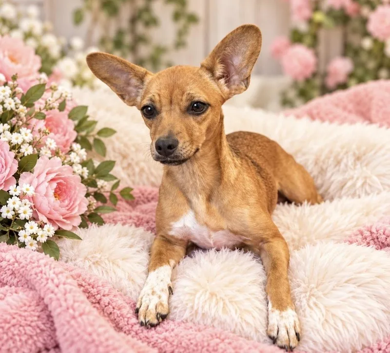 An adult small-sized female White / Cream Chihuahua dog named Lacey for adoption in Cedartown, GA