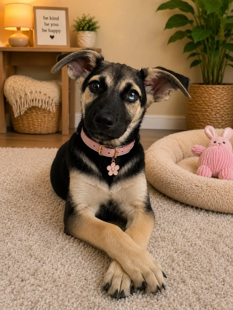 A baby large-sized female German Shepherd Dog dog named Jennings Gs for adoption in Allen, TX