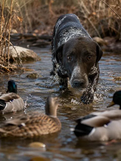 A young medium-sized female German Shorthaired Pointer dog named Shorty for adoption in Globe, AZ