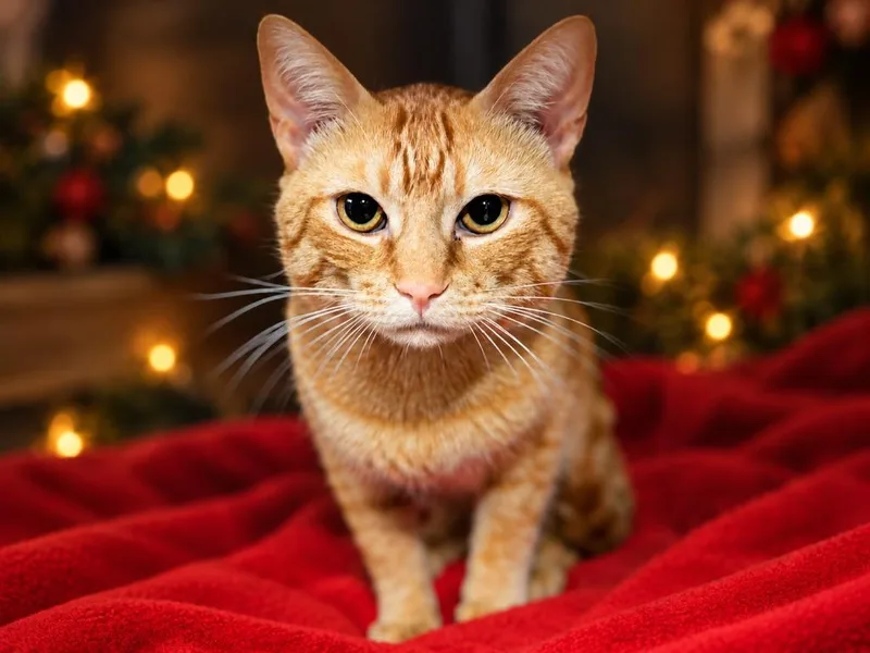 A young medium-sized male Domestic Short Hair cat named Papita Frita for adoption in Sebastian, FL