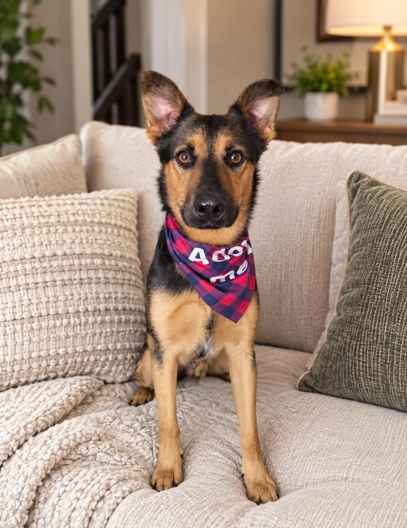 A young medium-sized male German Shepherd Dog dog named Crowley for adoption in Menifee, CA