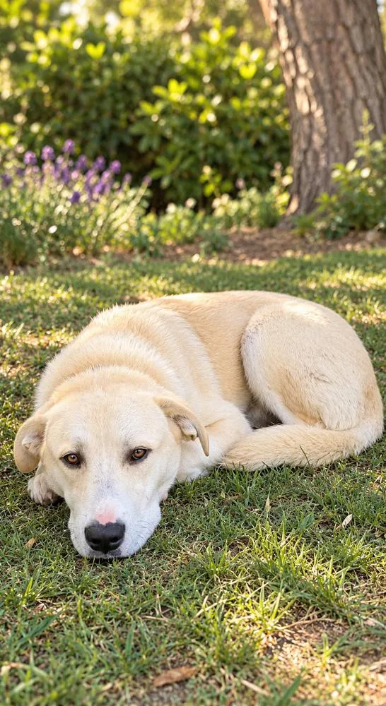 A young large-sized male Labrador Retriever dog named Maverick for adoption in Wilton, CA