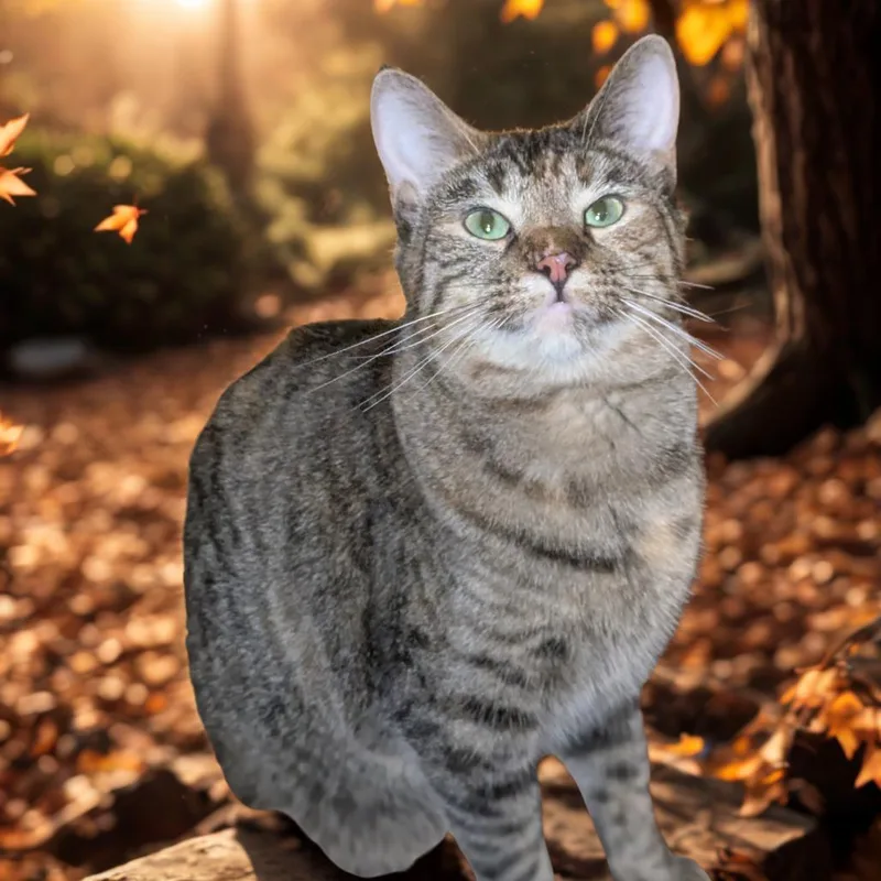 An adult small-sized female Torbie Domestic Short Hair cat named Biscuit for adoption in Greenwood, MO