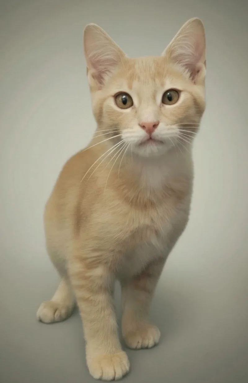 A young medium-sized male Orange / Red Domestic Short Hair cat named Murray for adoption in Montello, WI