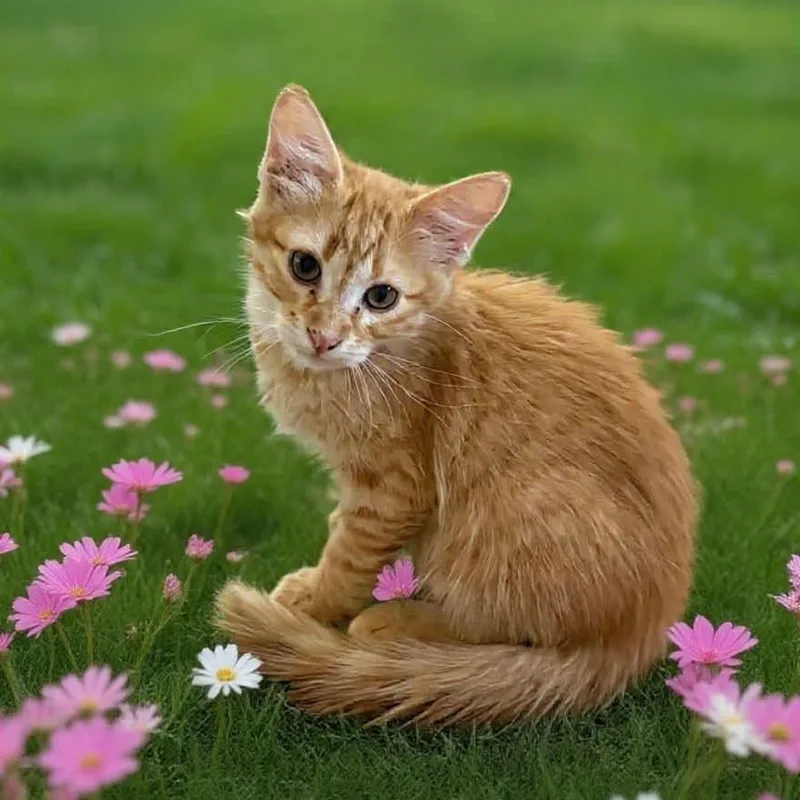 A young medium-sized male Domestic Medium Hair cat named Rick for adoption in Evergreen, CO