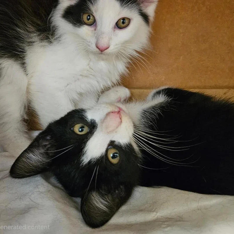 A baby small-sized male Black Domestic Short Hair cat named Casey for adoption in Charlottesville, VA
