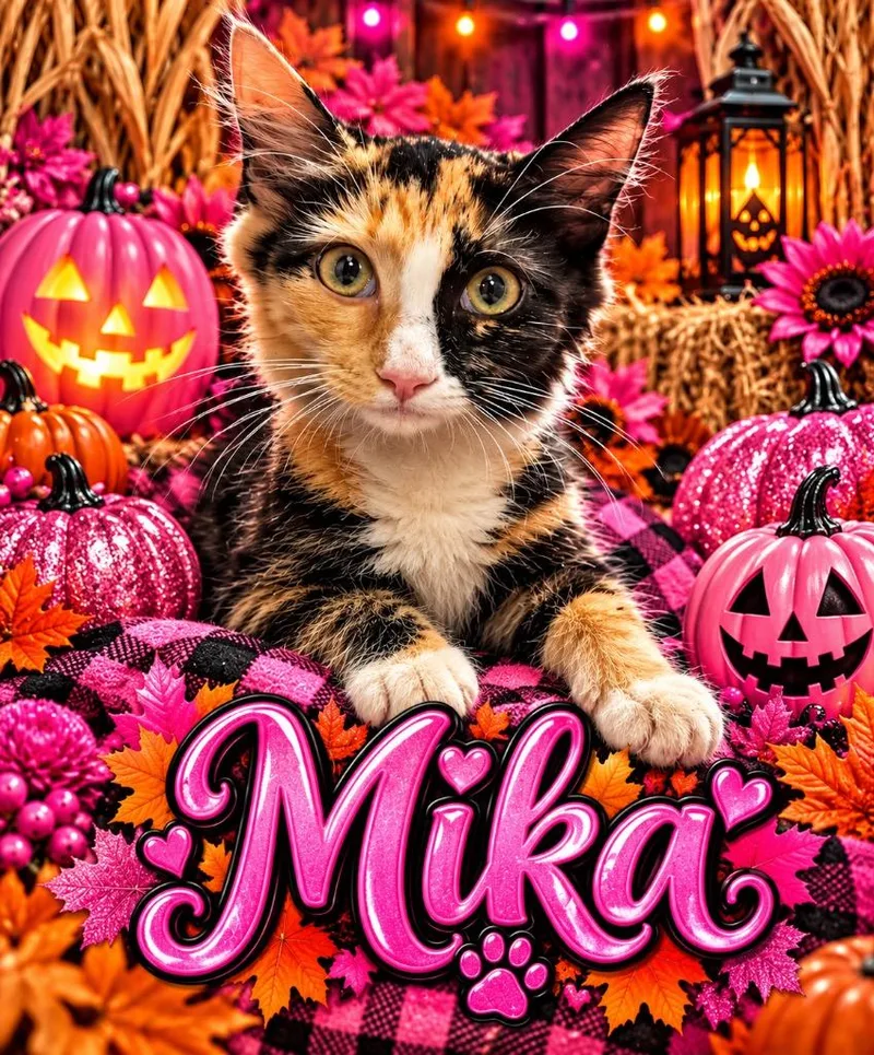 A young medium-sized female Tortoiseshell Domestic Medium Hair cat named Mika for adoption in Shelbyville, TN