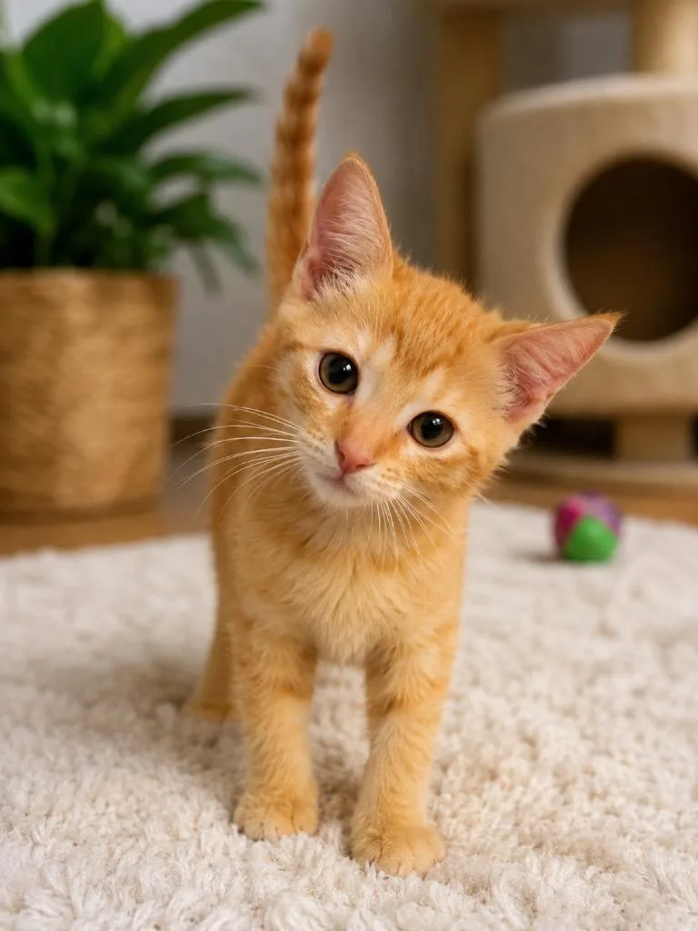 A baby medium-sized female Domestic Short Hair cat named Goldie Hawn for adoption in Tampa, FL