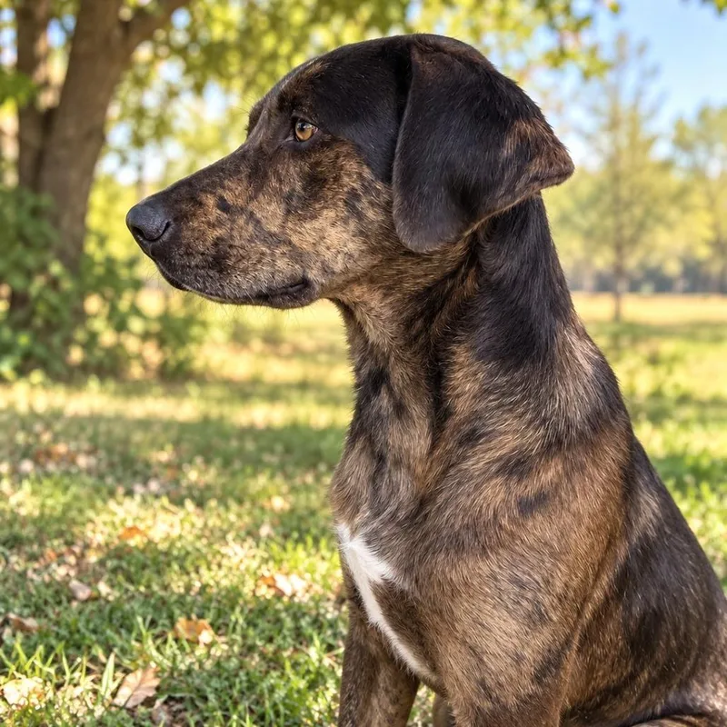 A young medium-sized male Catahoula Leopard Dog dog named Prince for adoption in Green Forest, AR