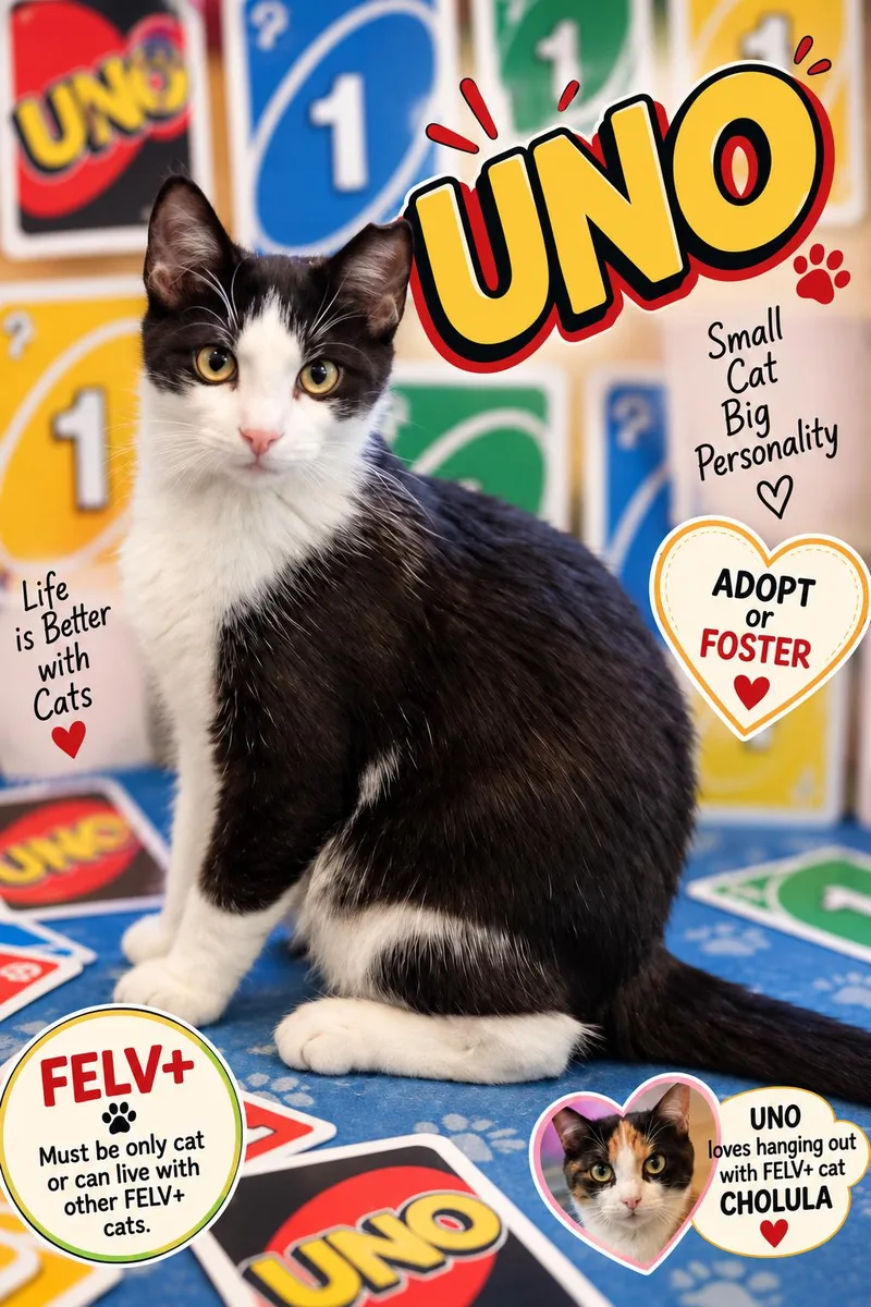 Uno: FeLV+ thumbnail 2