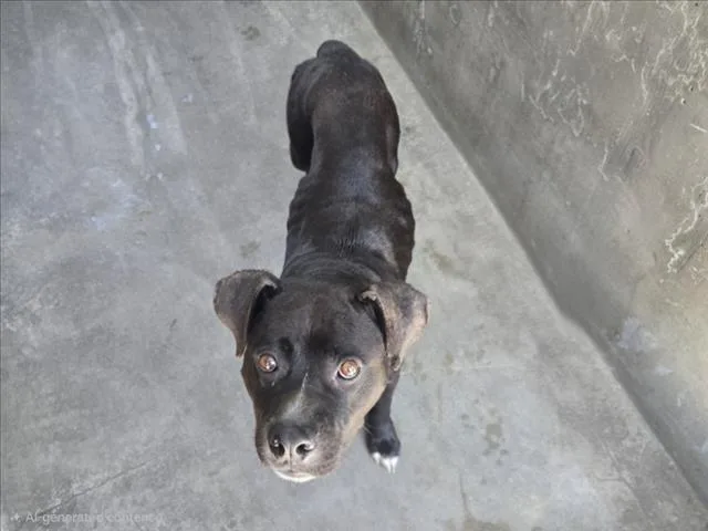 An adult large-sized female American Staffordshire Terrier dog named Coffee for adoption in Van Nuys, CA
