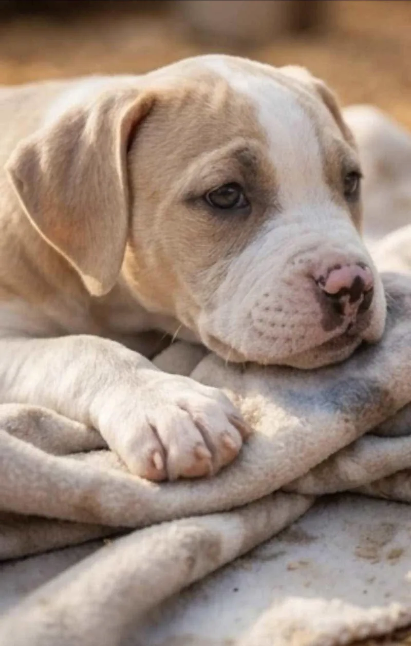 A baby medium-sized female White / Cream Labrador Retriever dog named Isabella for adoption in Batesville, AR