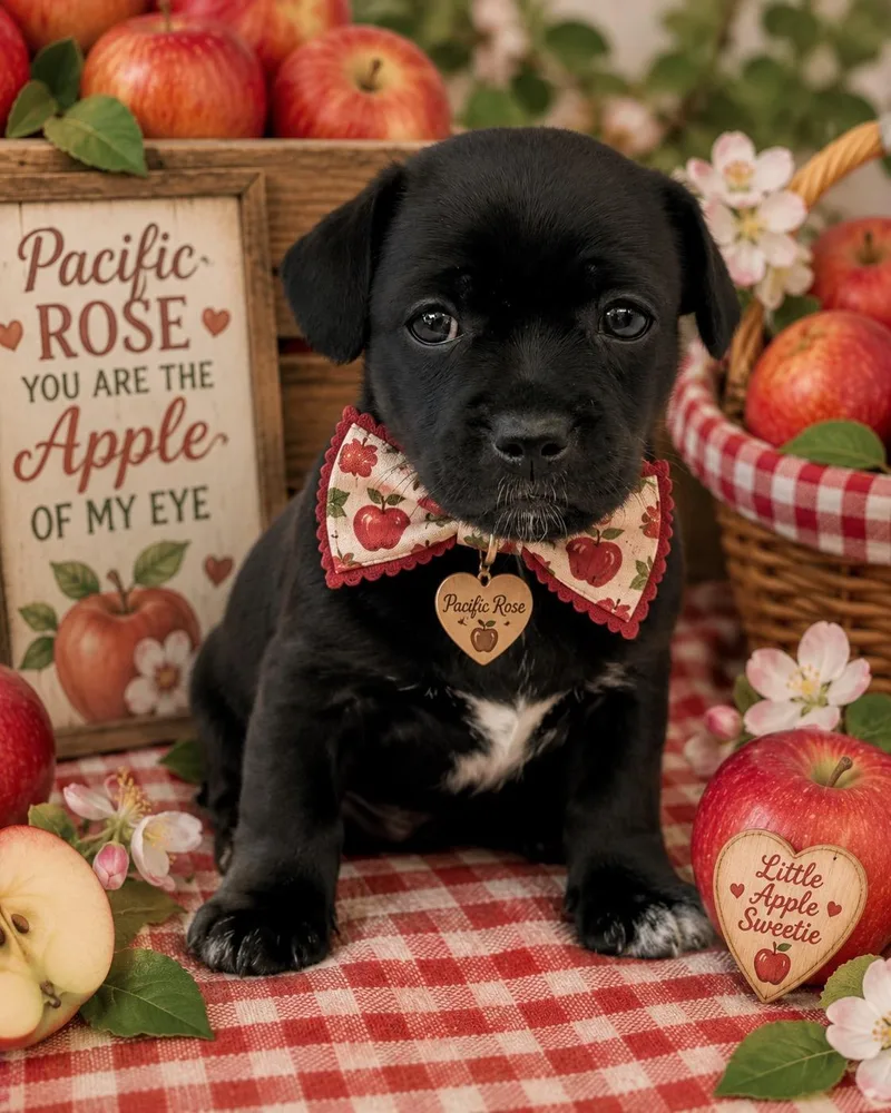 A baby small-sized female Black Chihuahua dog named Pacific Rose for adoption in Corona Del Mar, CA
