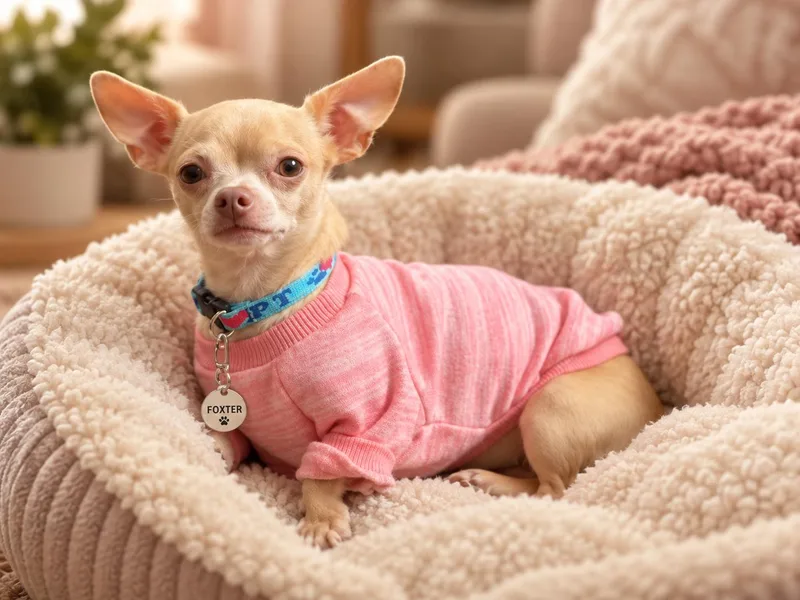 An adult small-sized female Chihuahua dog named Sasha for adoption in Union Grove, WI