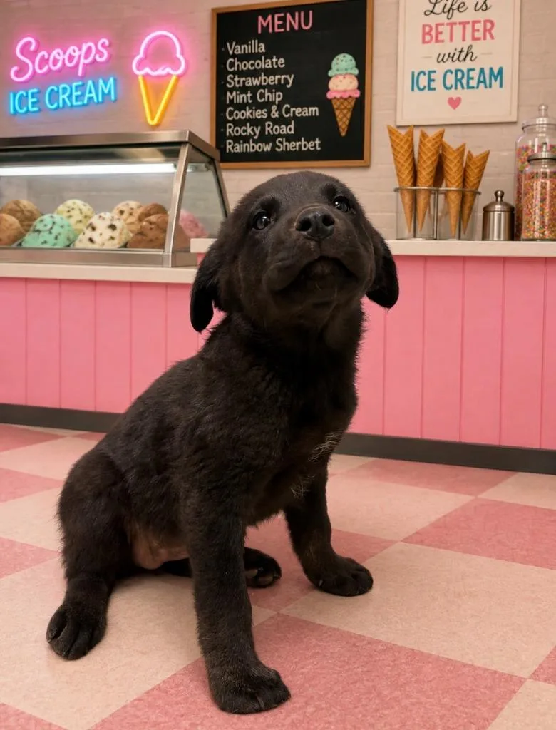 A baby medium-sized female Mixed Breed dog named Cherry Garcia for adoption in Rock Springs, WY