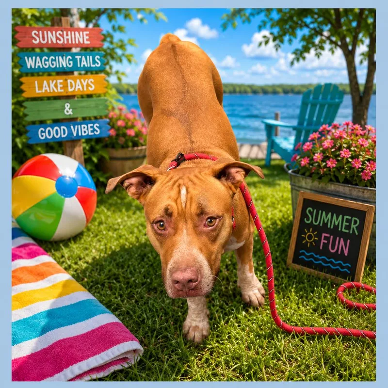 An adult large-sized male Red / Chestnut / Orange Mixed Breed dog named Arnald for adoption in Columbiana, AL