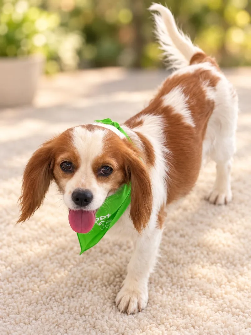 An adult small-sized female Cavalier King Charles Spaniel dog named Diamond for adoption in Union Grove, WI