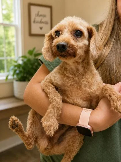 A senior small-sized male Poodle dog named Everest for adoption in Kinzers , PA