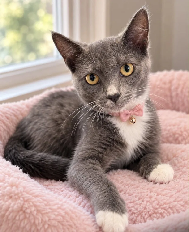 A young medium-sized female Domestic Short Hair cat named Jill for adoption in Margate, FL