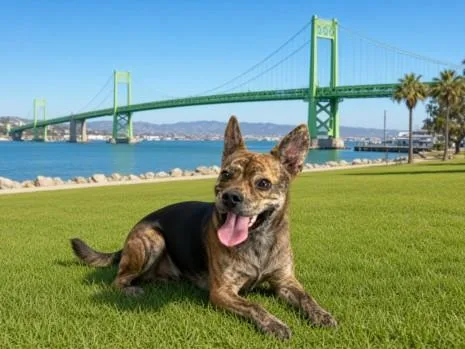A young large-sized male French Bulldog dog named Radar for adoption in San Pedro, CA