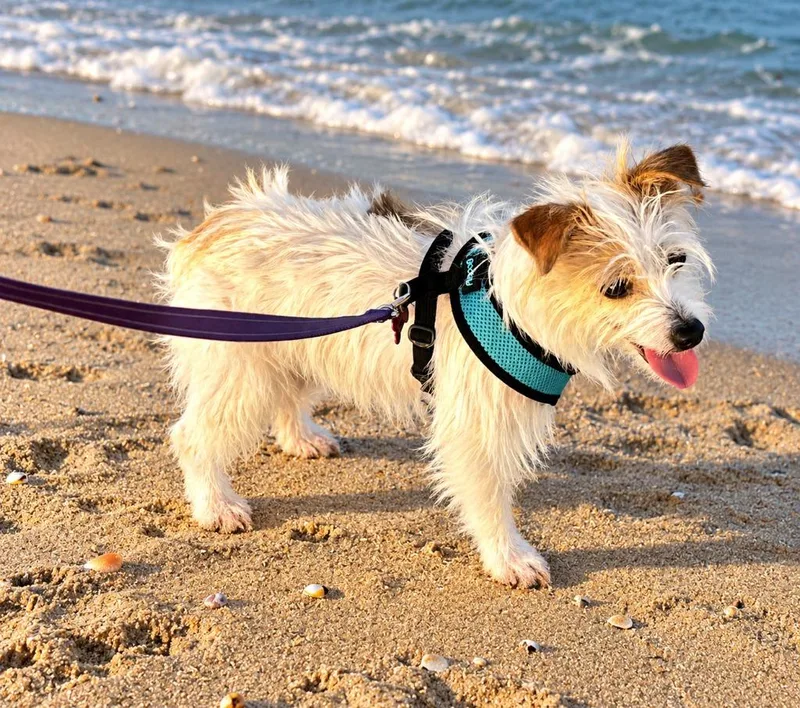An adult small-sized female Wirehaired Terrier dog named Molly Sue for adoption in St. Augustine, FL