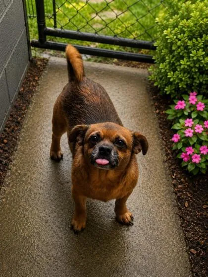 An adult small-sized male Pug dog named Ren for adoption in Kinzers , PA