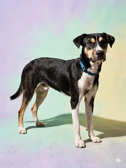 A young medium-sized male Mixed Breed dog named Otto for adoption in Jacksonville, FL