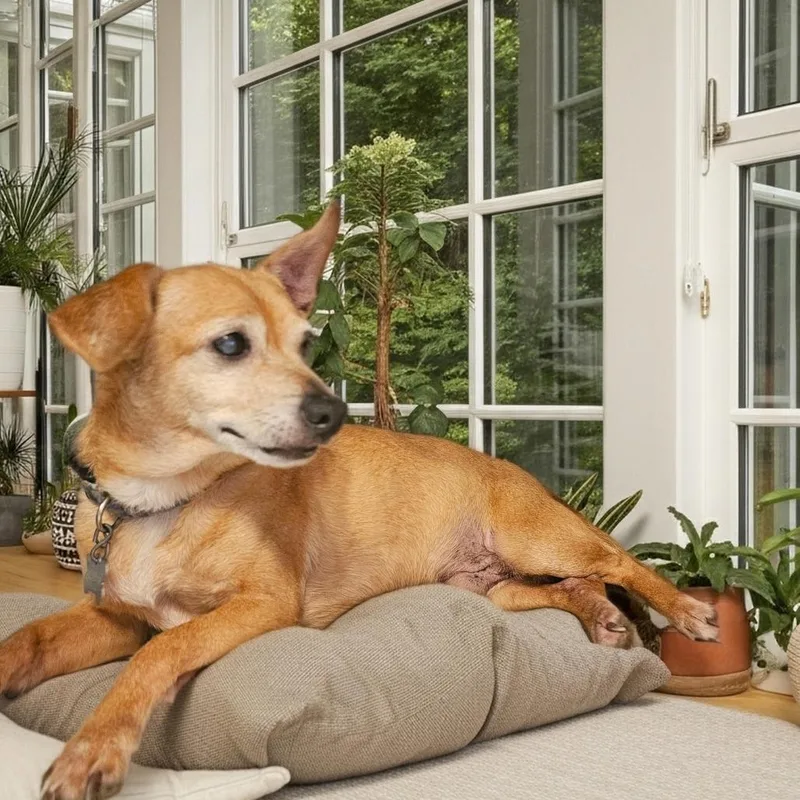 A senior small-sized male Yellow / Tan / Blond / Fawn Chihuahua dog named Jake for adoption in Toms Brook, VA