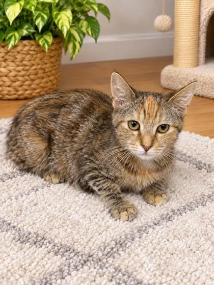 A baby small-sized female Domestic Short Hair cat named Mt. Dew for adoption in Paducah, KY