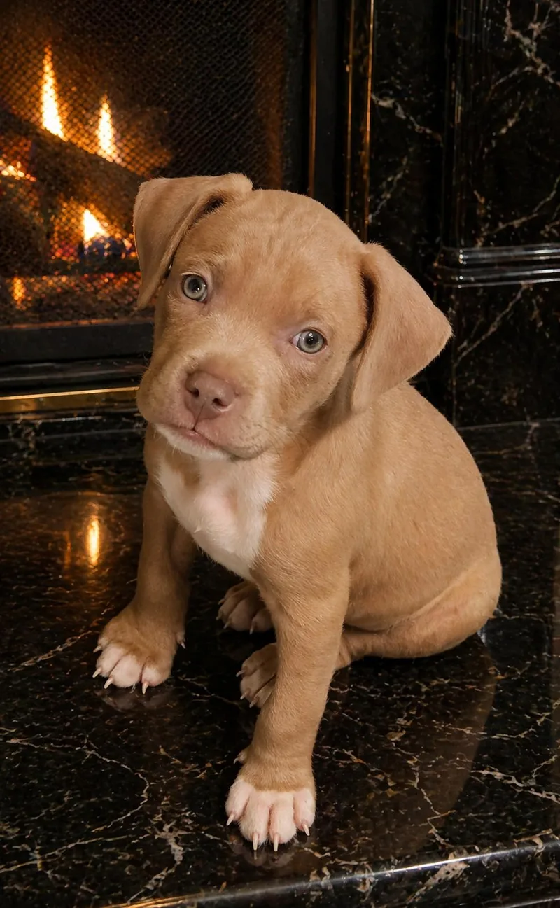 A baby medium-sized male Terrier dog named Tater for adoption in Flintstone, GA
