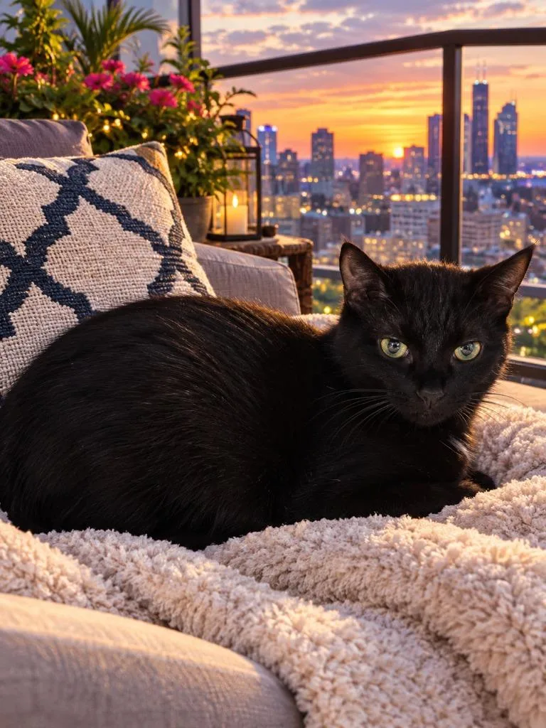 A young large-sized female Domestic Short Hair cat named Gloria Vanderbilt for adoption in Detroit, MI