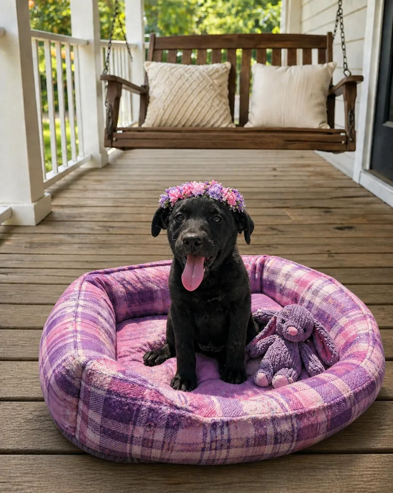 Black Lab Mix Pup thumbnail 2