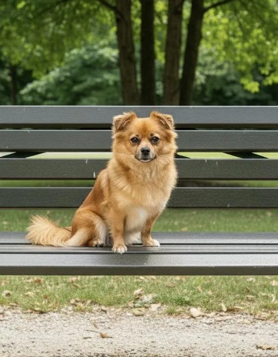 An adult small-sized female Pomeranian dog named Foxy Lady for adoption in Berwick, PA