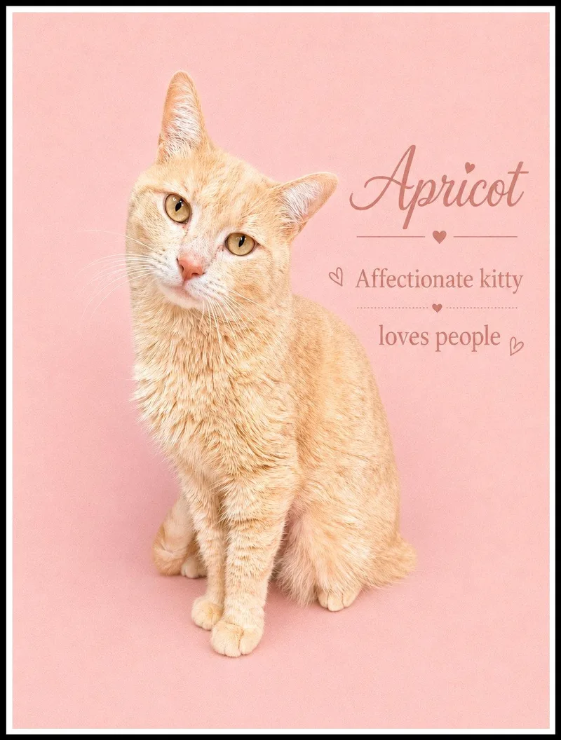 A young medium-sized female Tabby cat named Apricotwillow Grove for adoption in Greenville, DE
