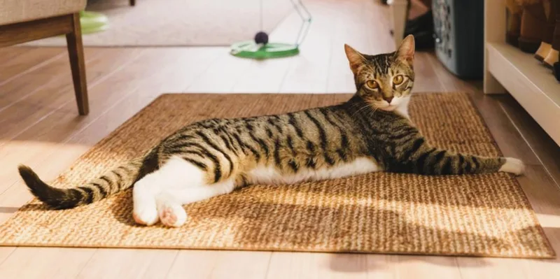 A baby medium-sized male Tabby cat named Bandit for adoption in Walnut Creek, CA