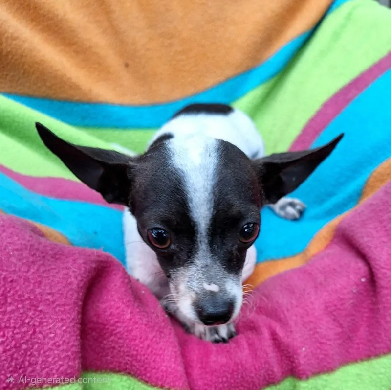 An adult small-sized male White / Cream Chihuahua dog named Yakaro Orthw for adoption in Missouri City, TX