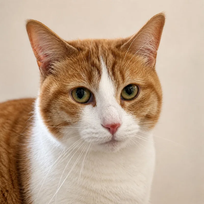 An adult medium-sized female Orange & White Domestic Short Hair cat named Dahlia for adoption in Pontiac, MI