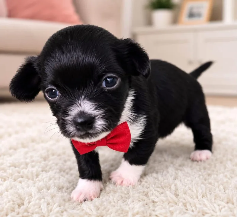 A baby small-sized male White / Cream Poodle (Toy) dog named Spritz Worth for adoption in Plano, TX