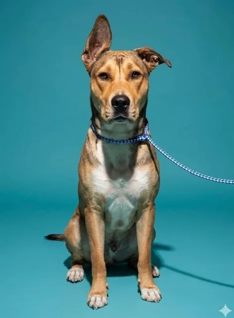 A young large-sized female Mixed Breed dog named Kirby for adoption in Jacksonville, FL
