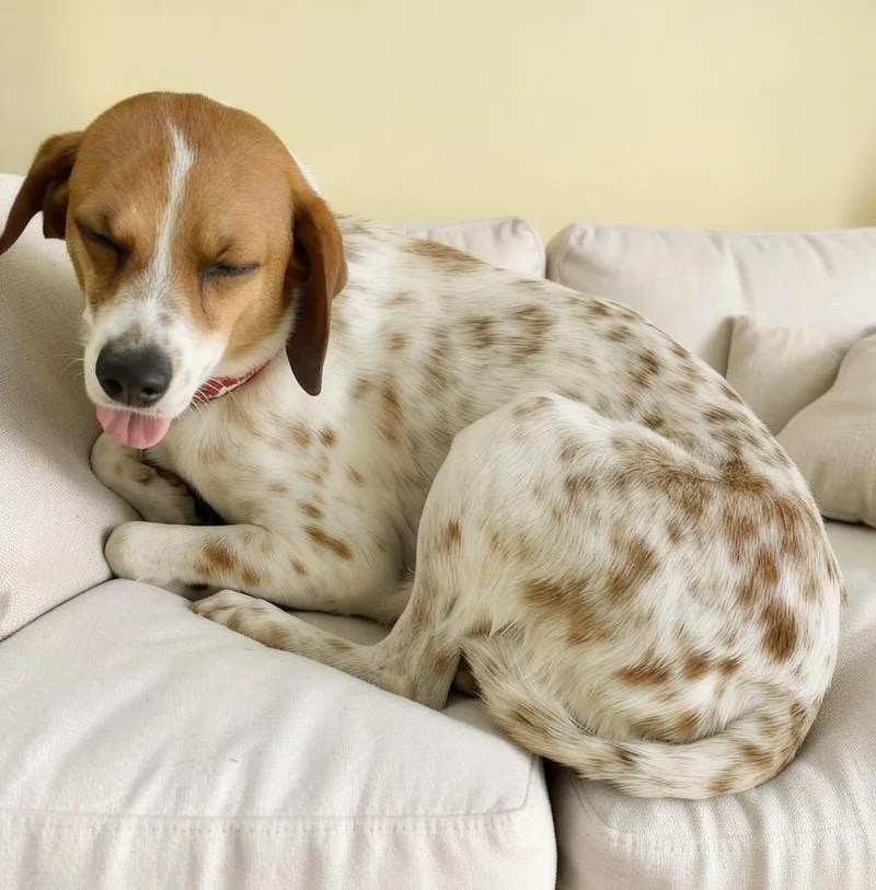 A young small-sized male Red / Chestnut / Orange Beagle dog named Cooper for adoption in Tarzana, CA