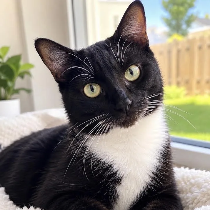 A baby small-sized male Black & White / Tuxedo Tuxedo cat named Oliver for adoption in Miami, FL