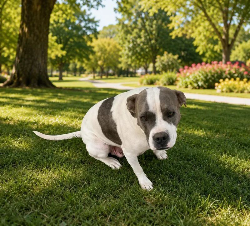 A young medium-sized female American Bulldog dog named Stella for adoption in Chandler, AZ