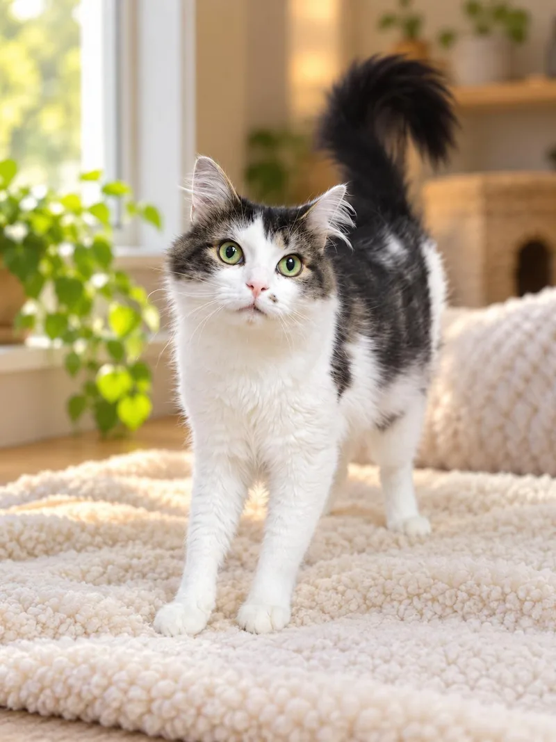 An adult large-sized male Domestic Medium Hair cat named Hancock for adoption in Salamanca, NY