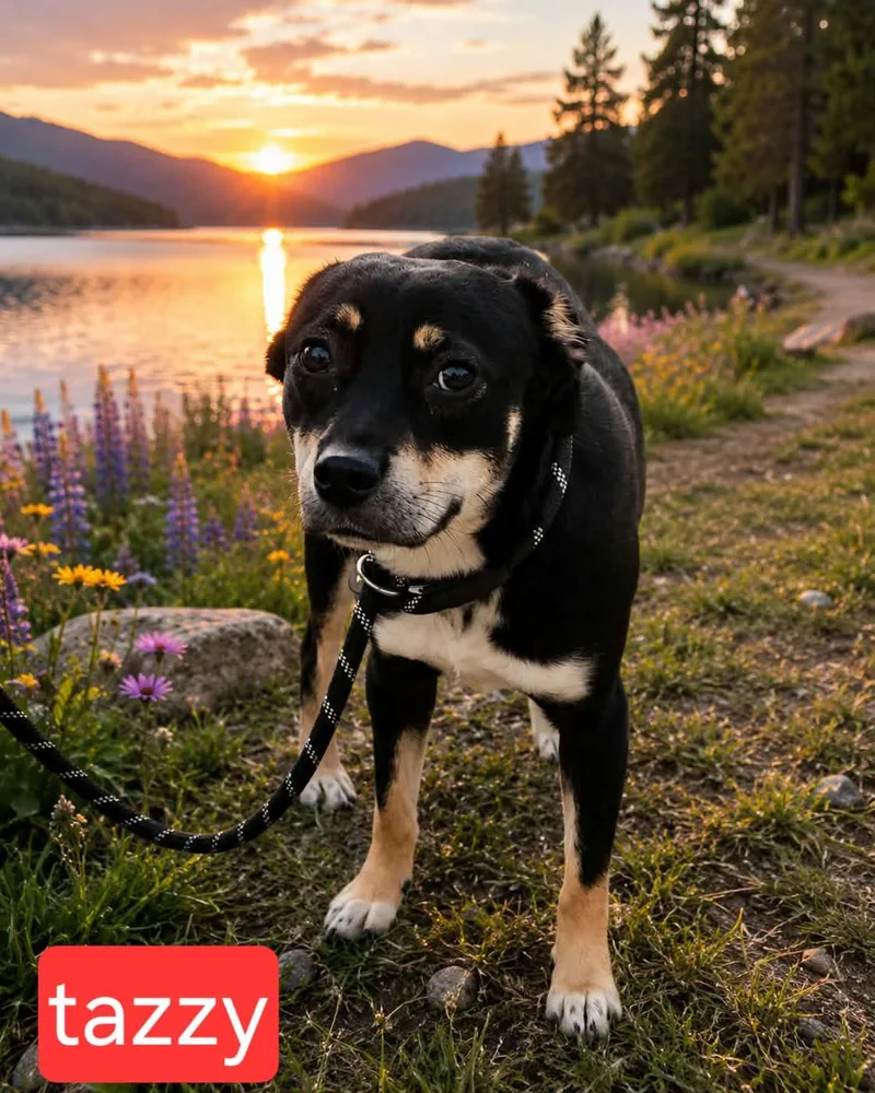 A young small-sized female Cattle Dog dog named Tazzy for adoption in Fort Worth, TX