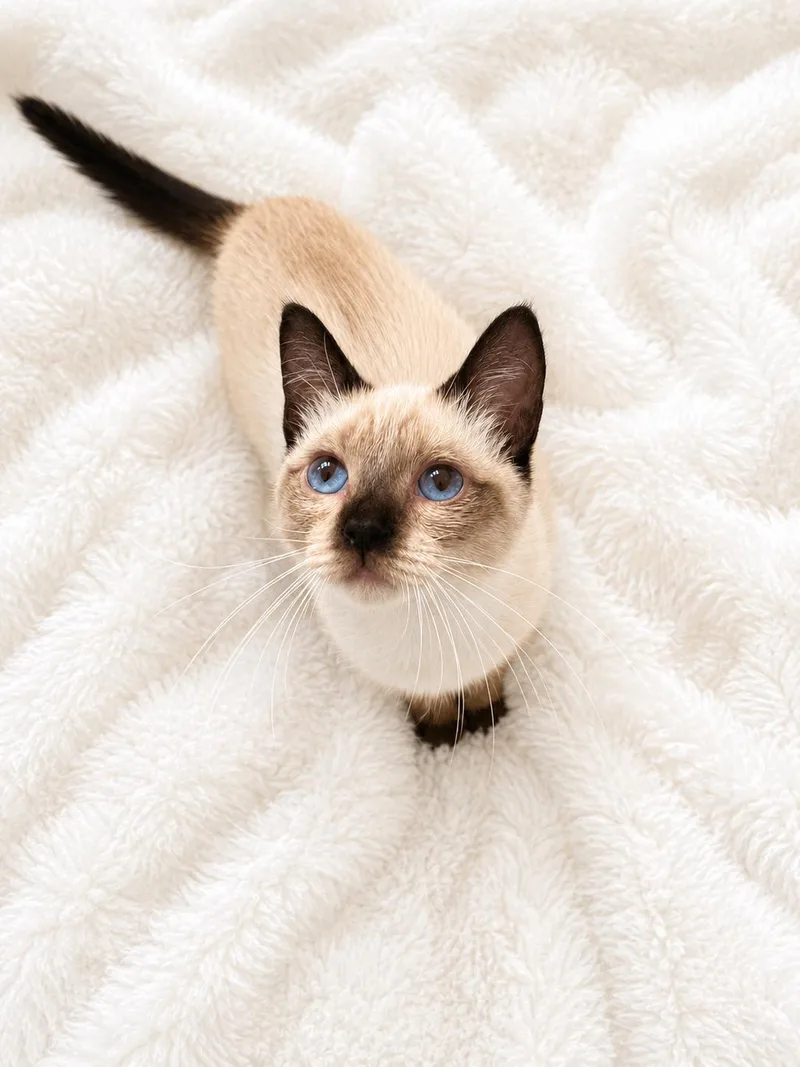 A baby small-sized female Siamese cat named Selene for adoption in Long Beach, CA