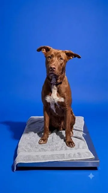 A young large-sized male Mixed Breed dog named Peanut Butter Cup for adoption in Jacksonville, FL