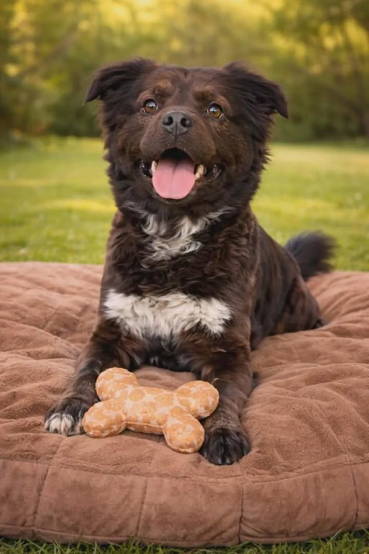 An adult medium-sized female Black Chow Chow dog named Marlow for adoption in Wooster, OH