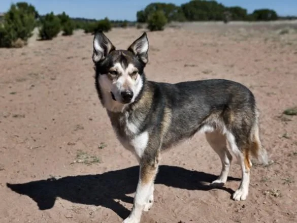 A young large-sized male Mixed Breed dog named Kumi for adoption in Santa Fe, NM