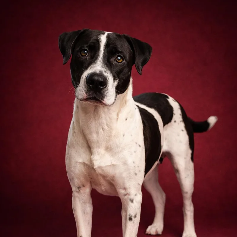 An adult large-sized male Hound dog named Milo for adoption in Marion, NC