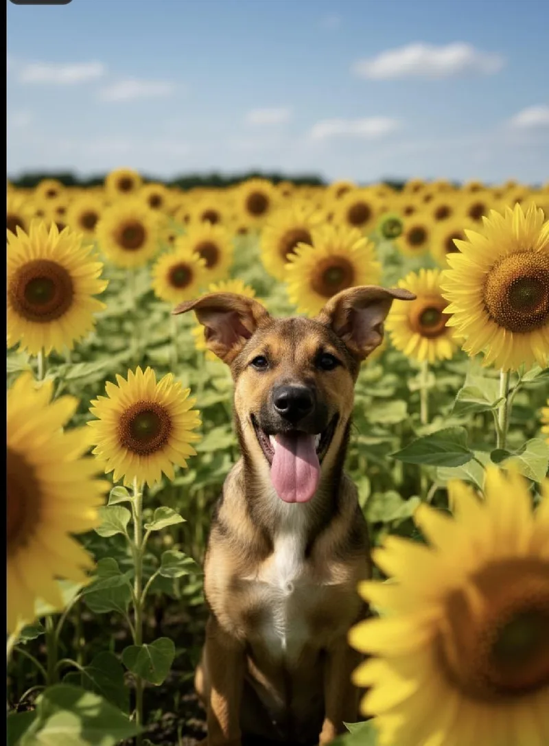 A baby medium-sized female Brown / Chocolate German Shepherd Dog dog named Zoey for adoption in Egg Harbor City, NJ